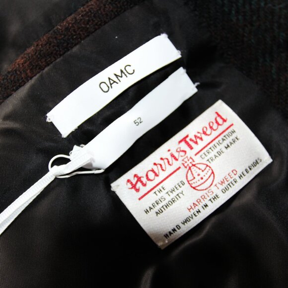 BNWT AW19 OAMC D.B HARRIS TWEED TARTAN JACKET 52 - Picture 10 of 13